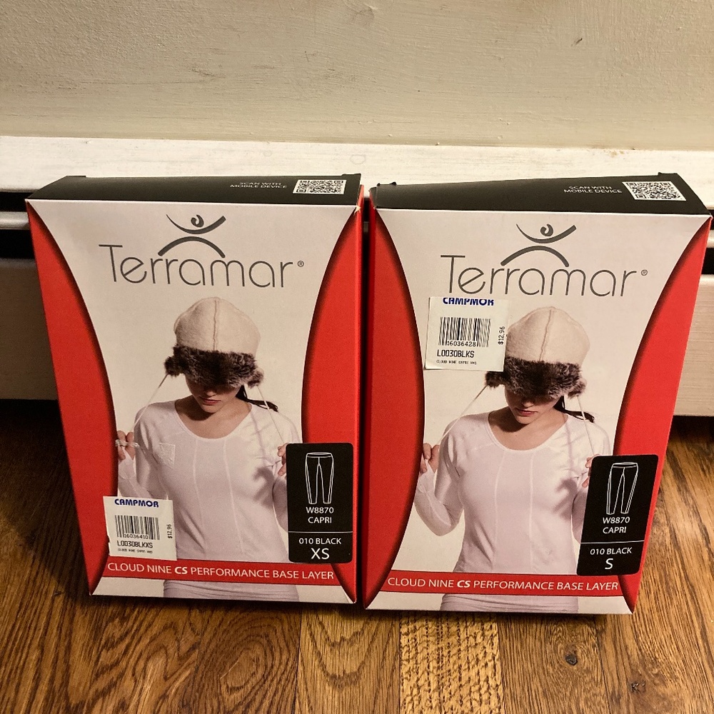 Terramar Womens Cloud Nine CS Base Layer Capri